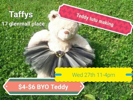 TEDDY TUTU MAKING @ Taffy's | Auckland | Auckland | New Zealand